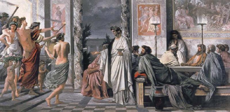 Art hall national the Gastmabl the Plato, Anselm Feuerbach